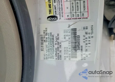 2012 Ford Fusion Sel z USA, uszkodzony, nr VIN 3FAHP0JA4CR101834